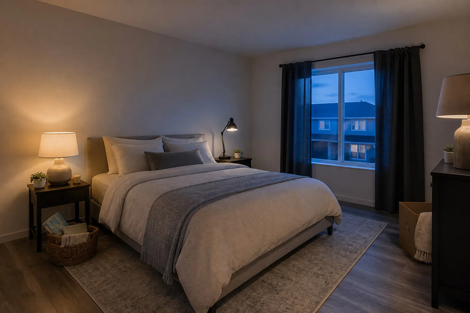 Editorial illustration for What bedroom design choices do experts recommend for sleeping better in a new home?