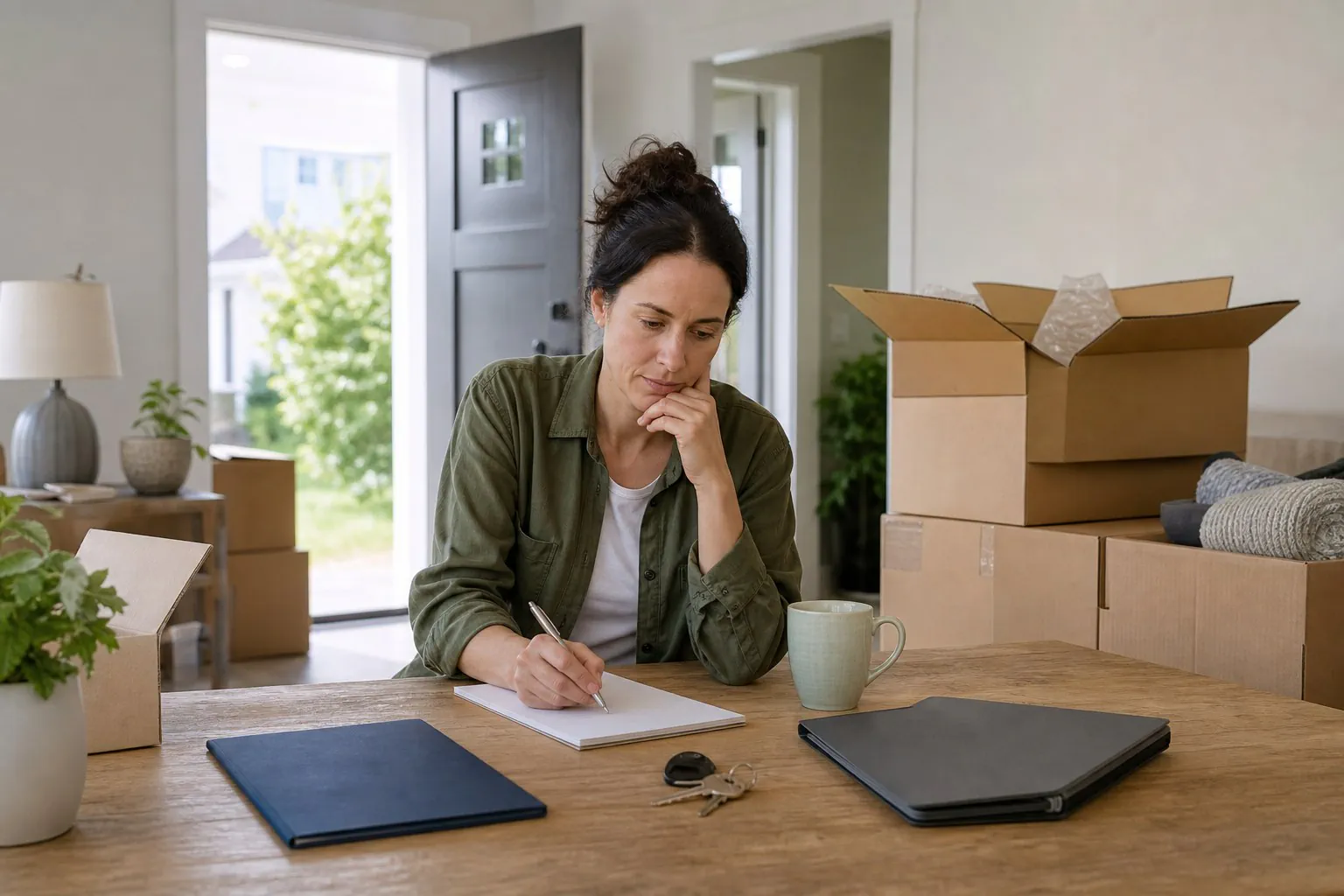 Editorial illustration for What's the best way to time buying a new home and selling my current one at the same time?
