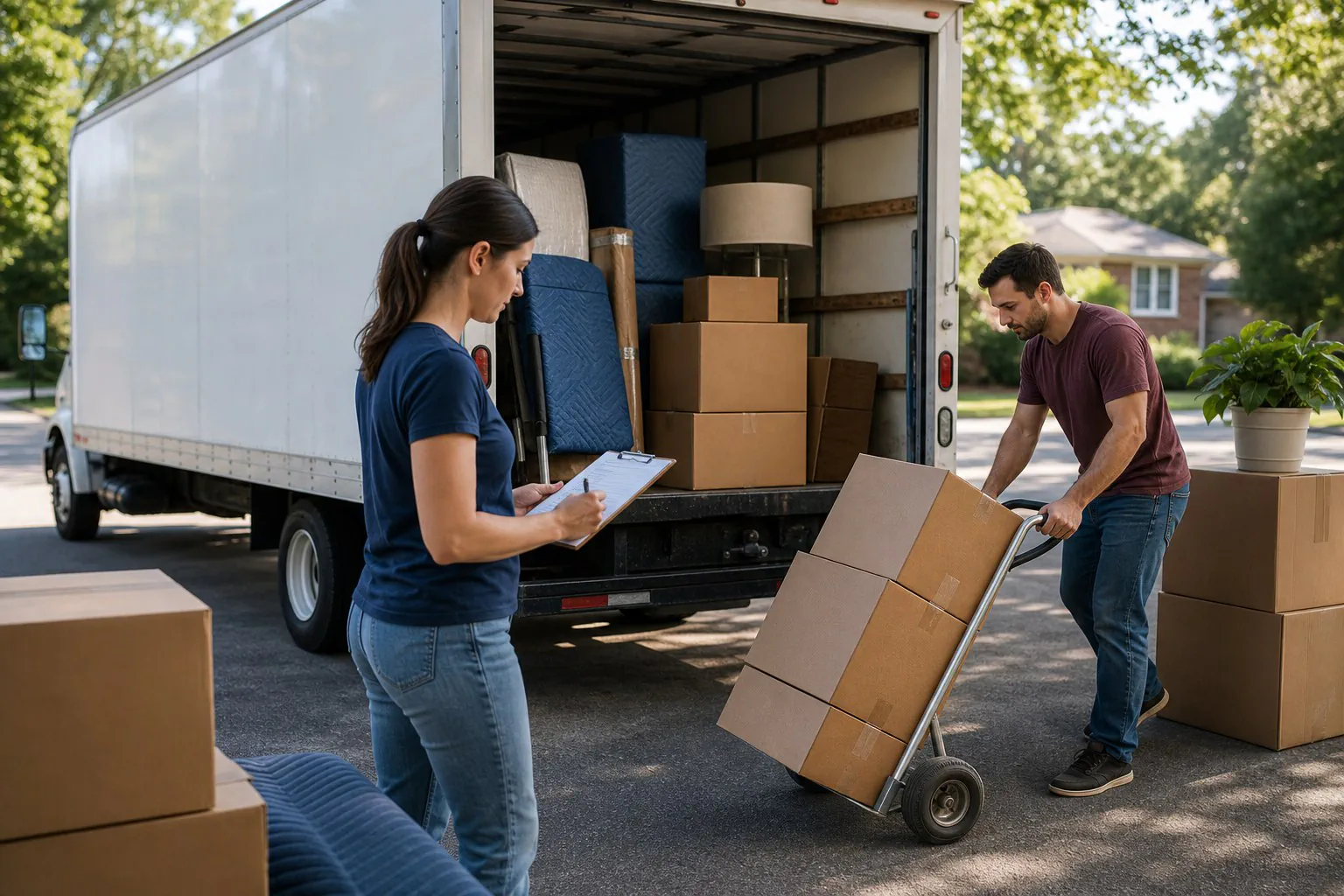 Editorial illustration for How much cheaper is a DIY truck rental move compared to hiring full-service movers?