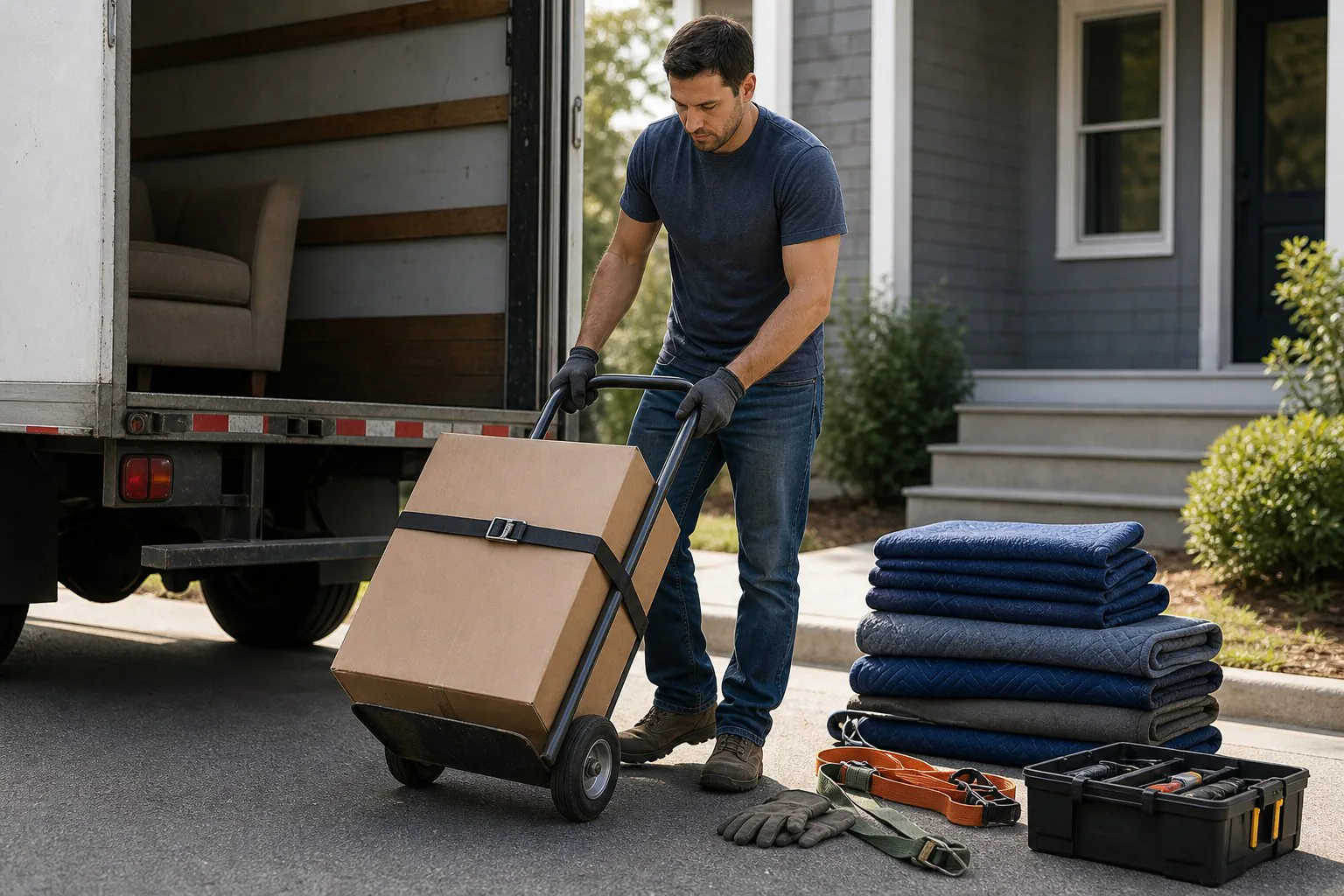 Editorial illustration for What equipment and checklist do I need to plan a DIY move by myself?