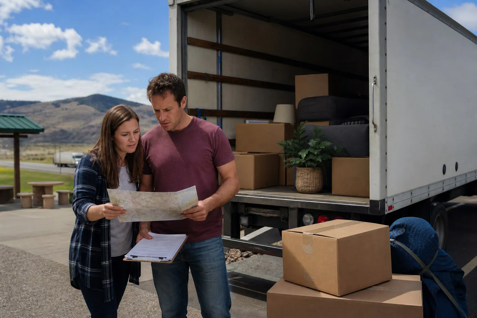 Editorial illustration for What legally counts as an interstate move and which federal agency regulates it?