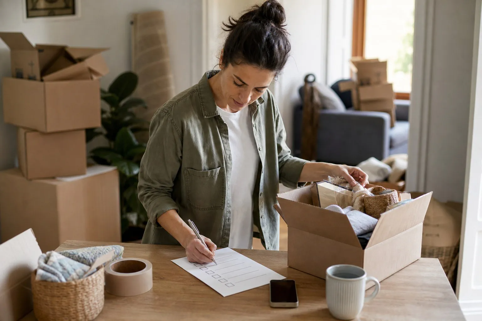 Editorial illustration for What are the must-do tasks in the final week before moving day?