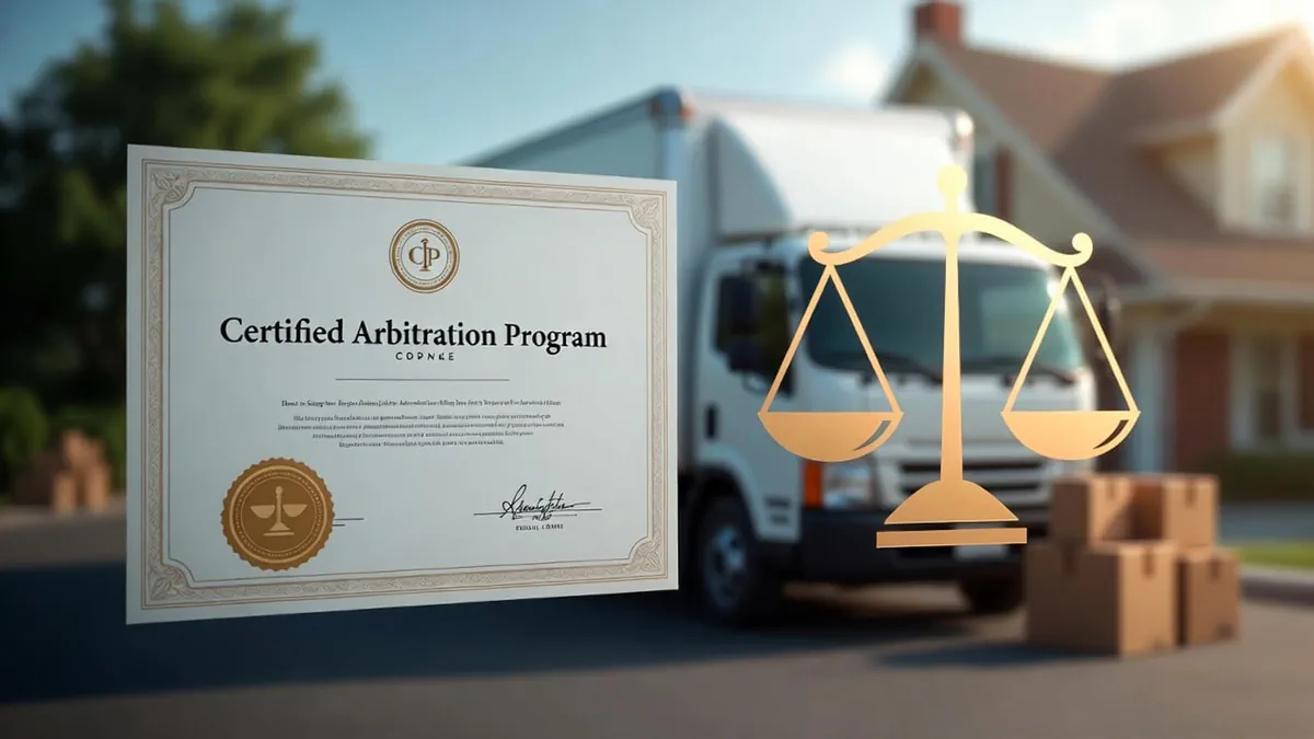 How to Secure a Certified Arbitration Program for Your Moving Company