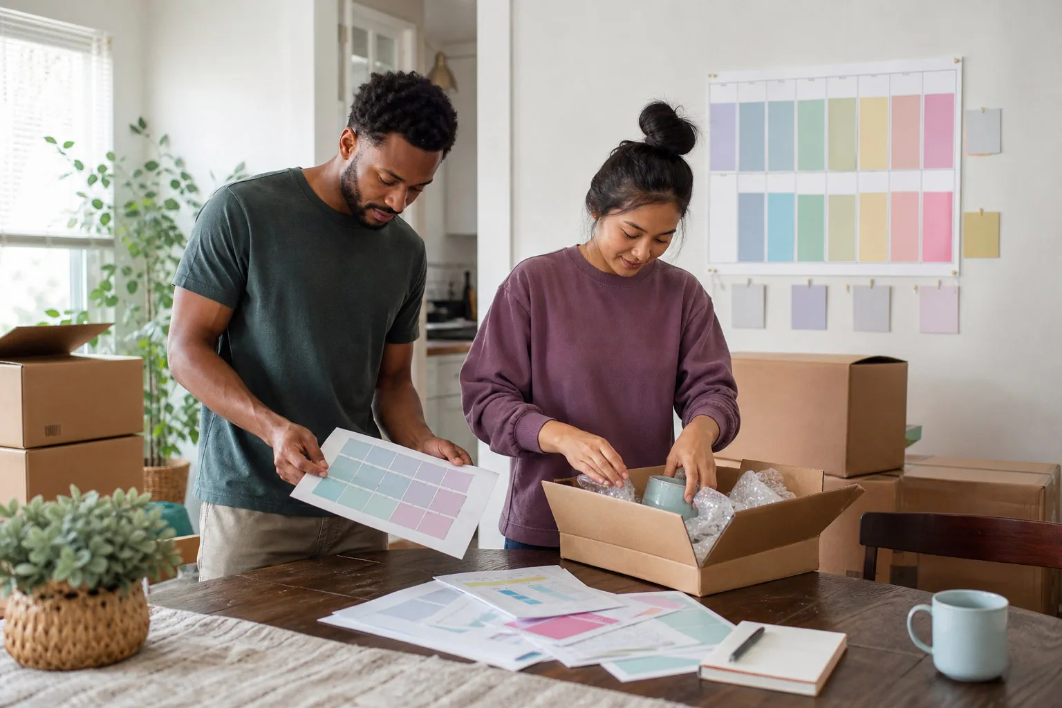 Editorial illustration for What should I do six weeks before moving day to stay organized and reduce stress?