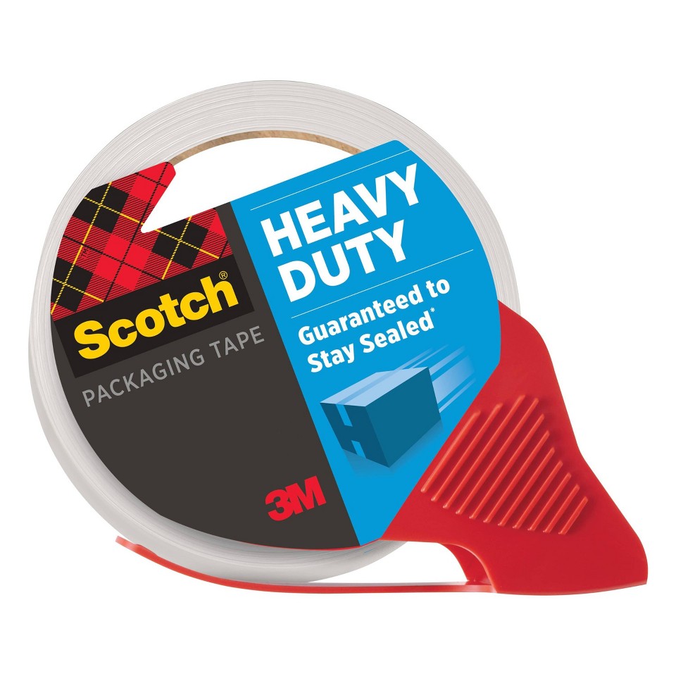 Scotch Heavy Duty Shipping Packing Tape with dispenser